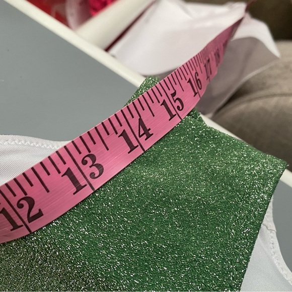 Victoria Secret PINK Green Brazilian Shimmer High Waist Cheeky Bikini Bottom - Picture 8 of 9